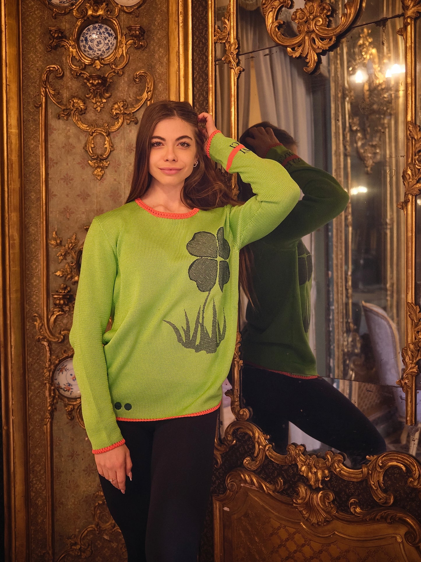 MAGLIA QUADRIFOGLIO