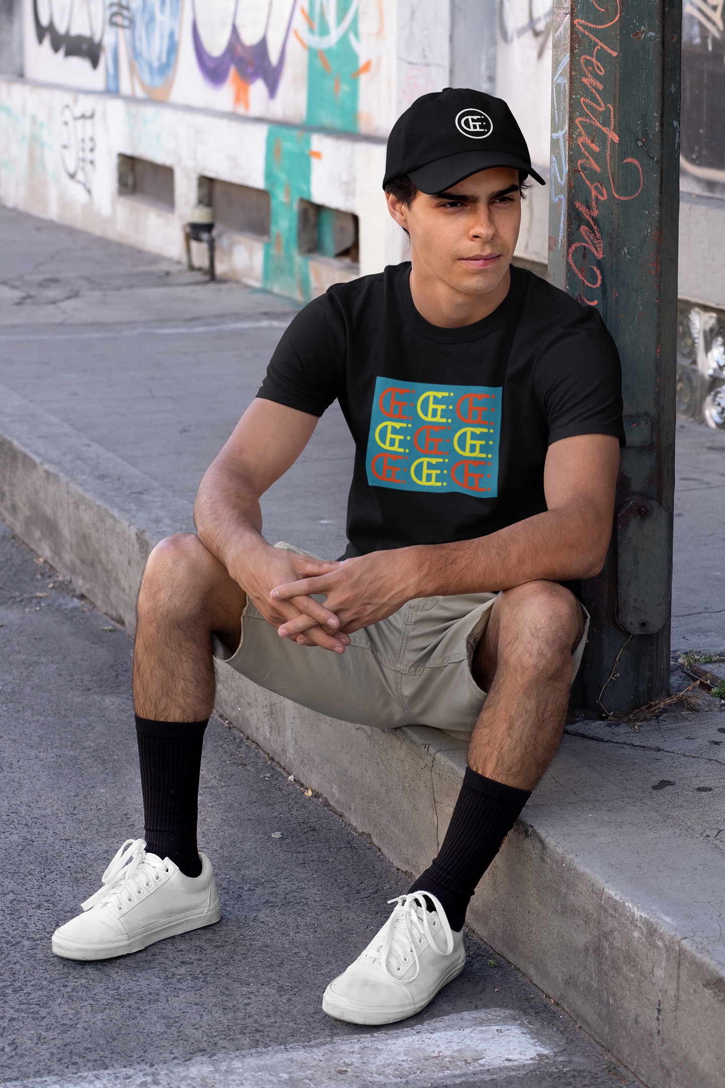 T-SHIRT FONDO ARROTONDATO IN JERSEY DI COTONE